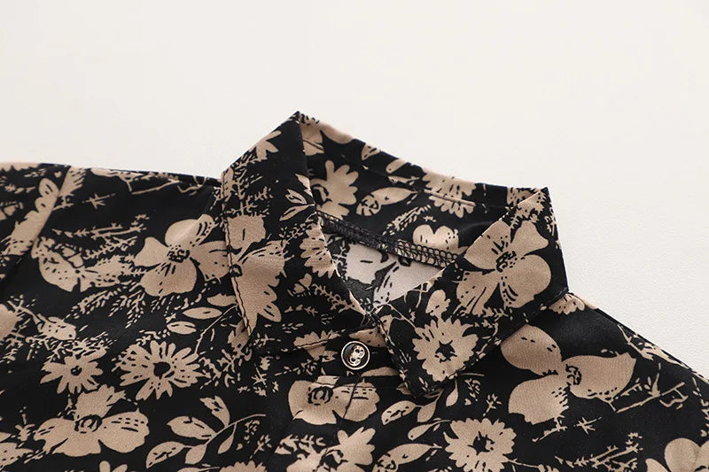 Conjunto Infantil Verão Floral - Camisa e Calça
