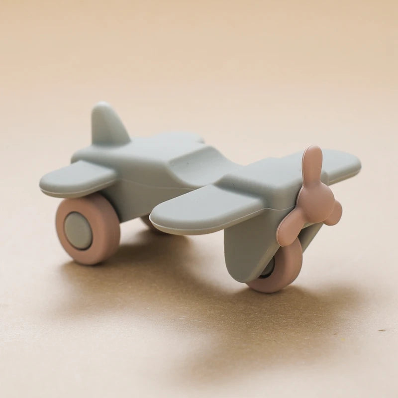 Carrinho de Brinquedo de Silicone Para Bebês e Crianças