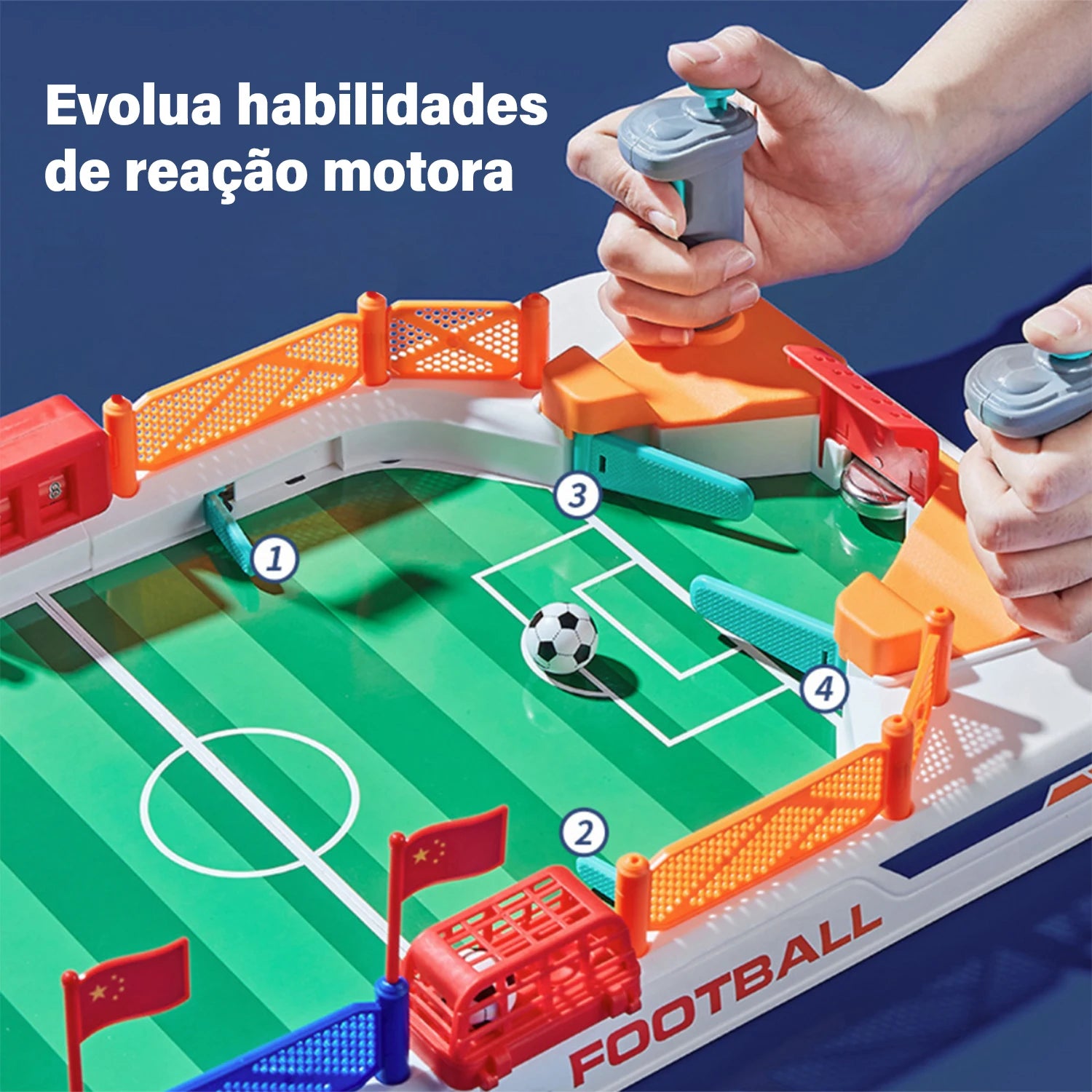 Mini Jogo de Pebolim Infantil - Diversão para Família