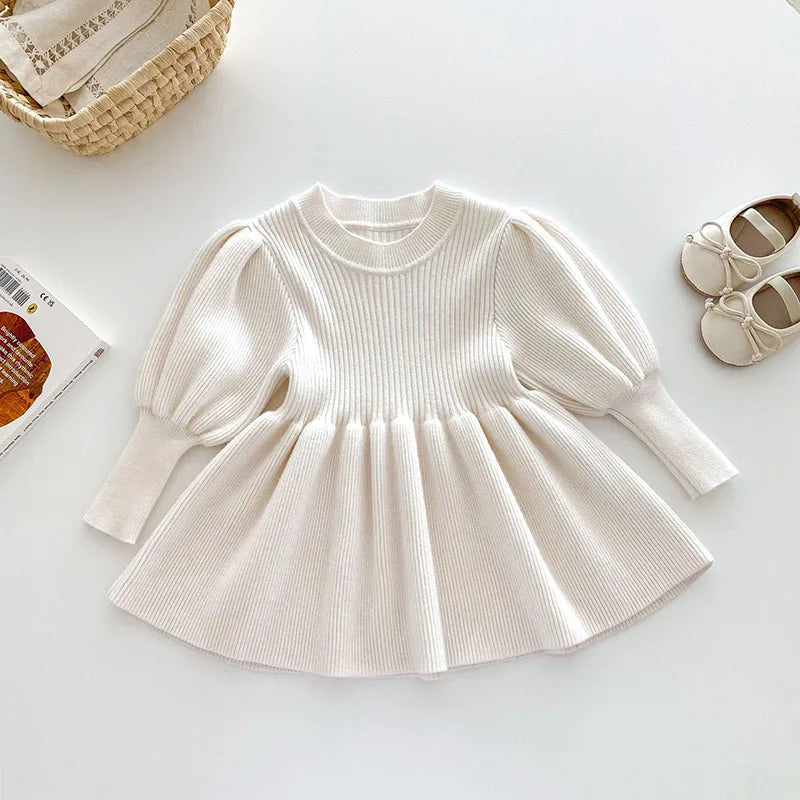 Vestido cores sólidas confortável