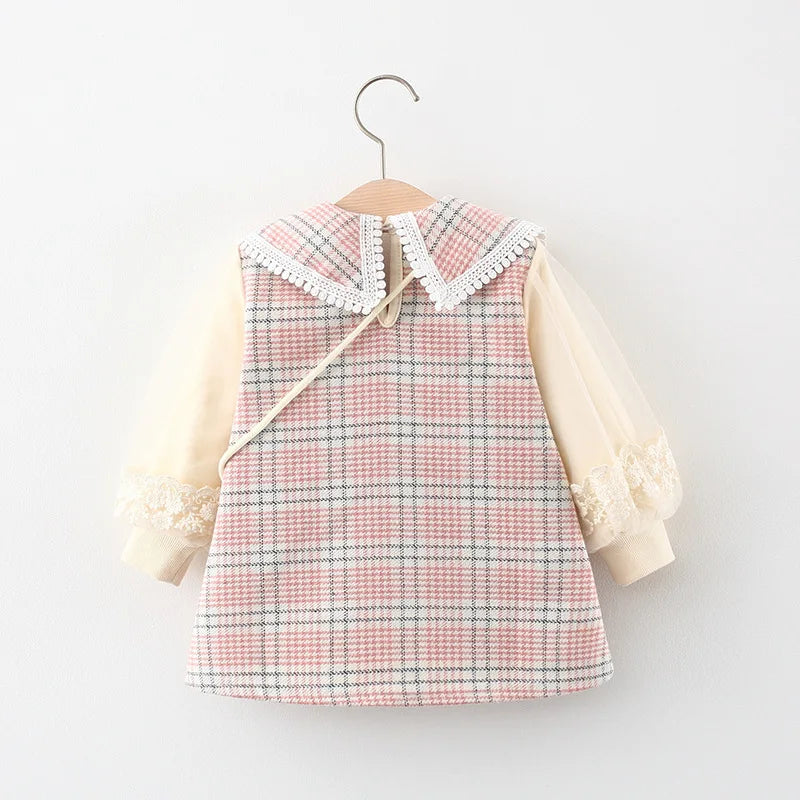 Vestido de Golinha com Manga Longa