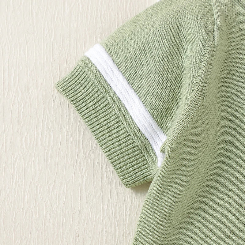 Conjunto Verão Bebê: Camiseta e Shorts de Algodão