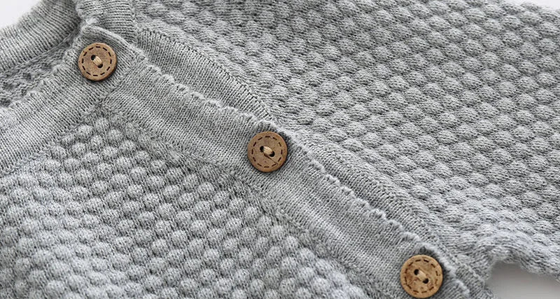 Conjunto em Tricô – Blusa e Calça de Algodão Meia Estação