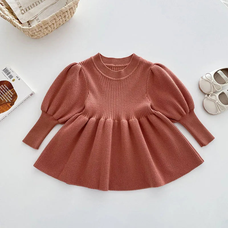 Vestido cores sólidas confortável