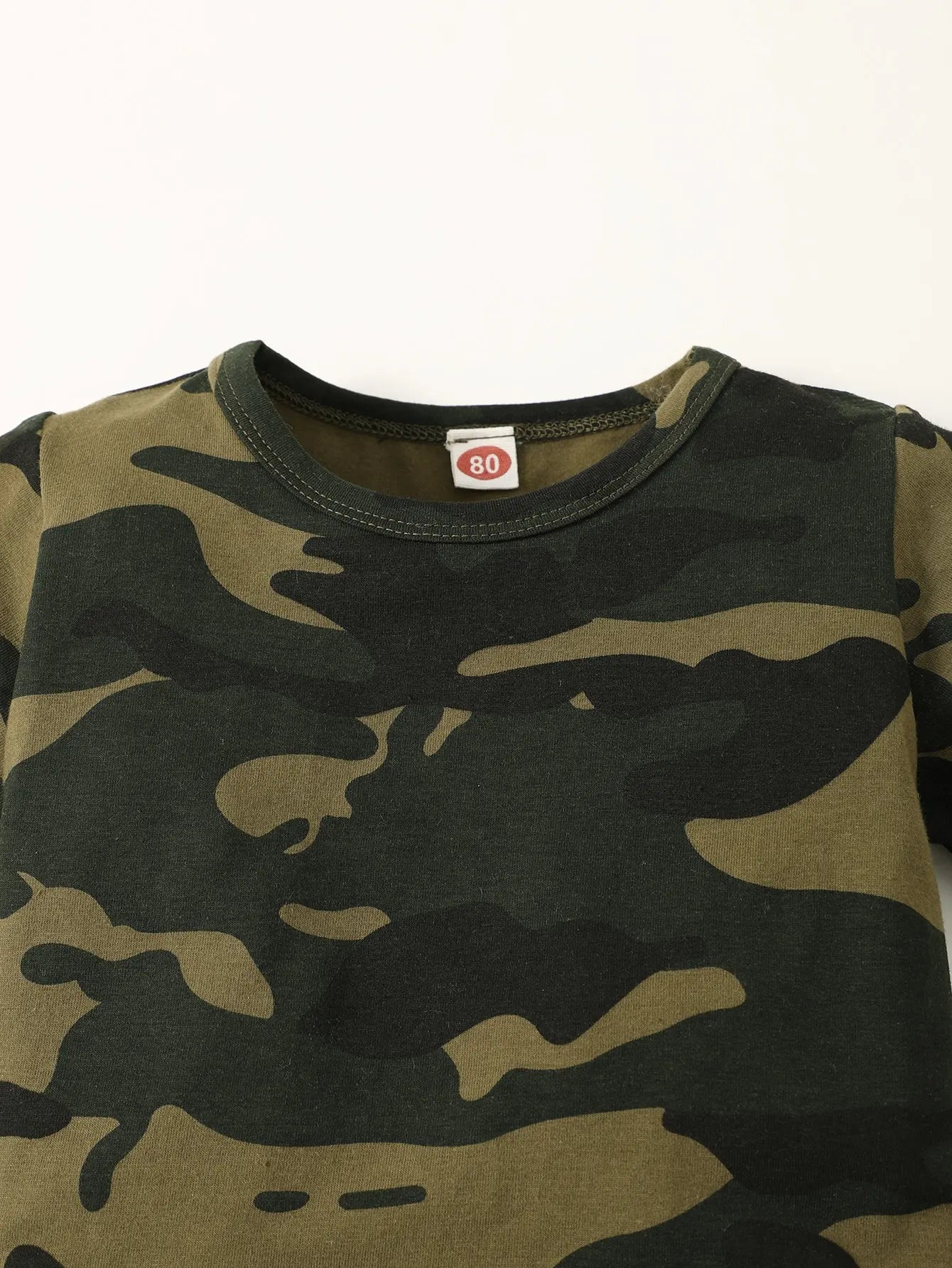 Conjunto Camuflado Infantil - Camiseta e Shorts Verão
