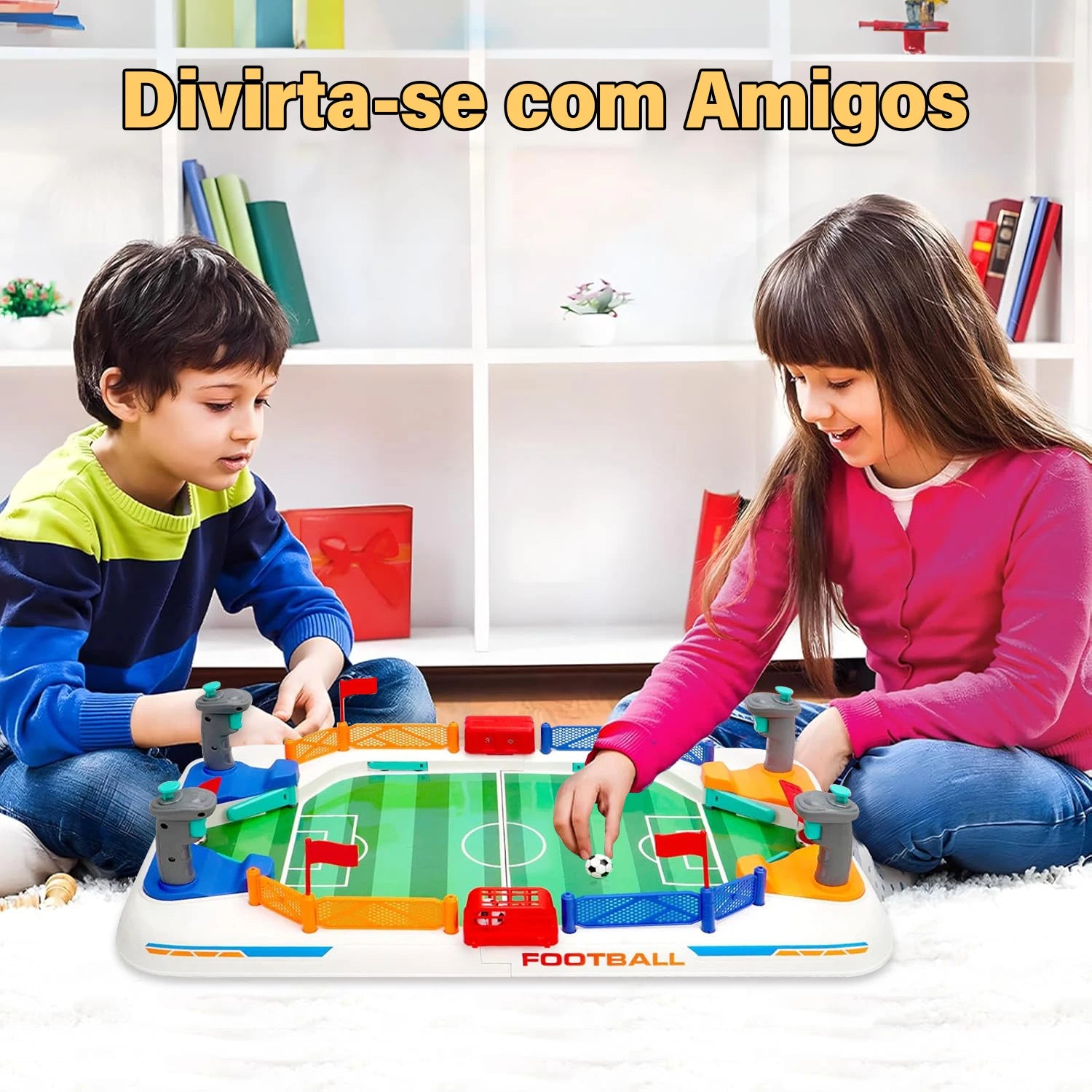 Mini Jogo de Pebolim Infantil - Diversão para Família