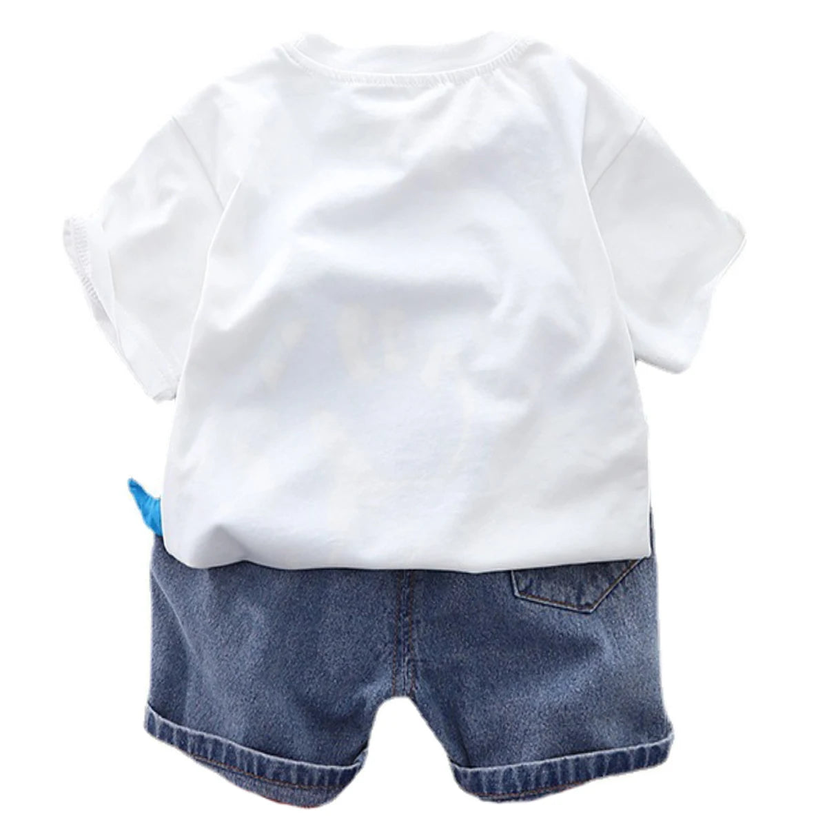 Conjunto Bebê Menino - Camiseta Dino e Shorts - 2 Peças