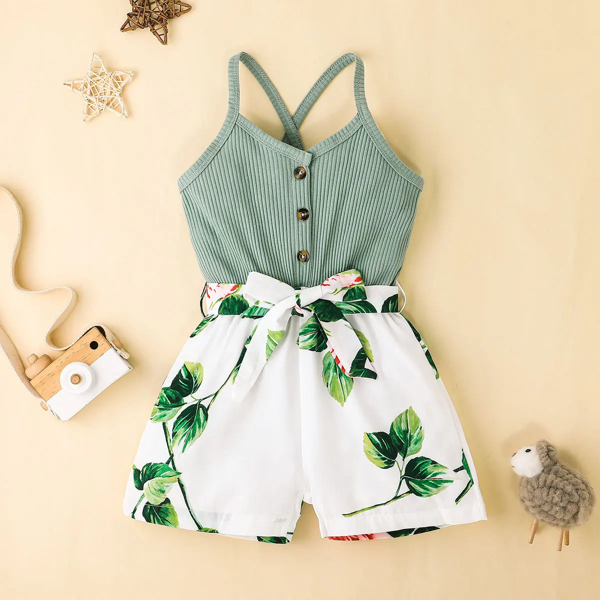 Conjunto Roupa Infantil Meninas Verão