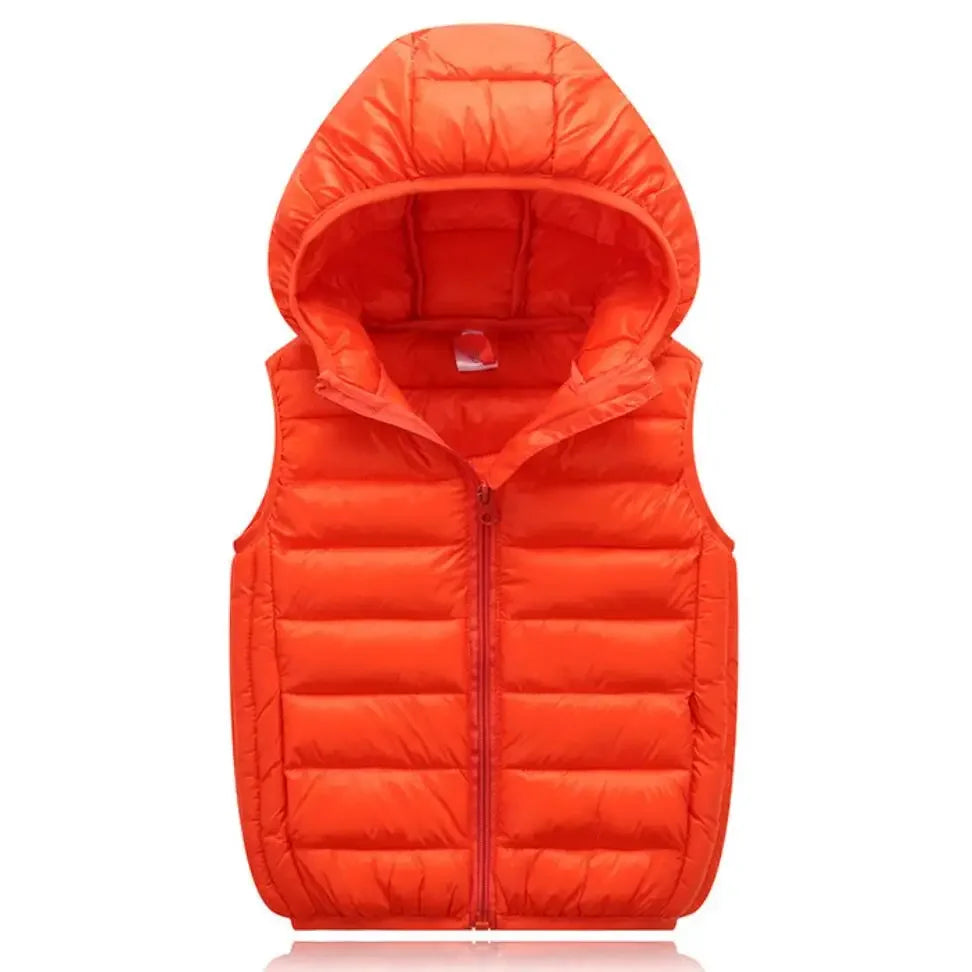Colete Infantil com Capuz para Inverno