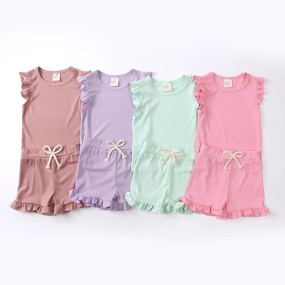 Conjunto Infantil Meninas com Babados