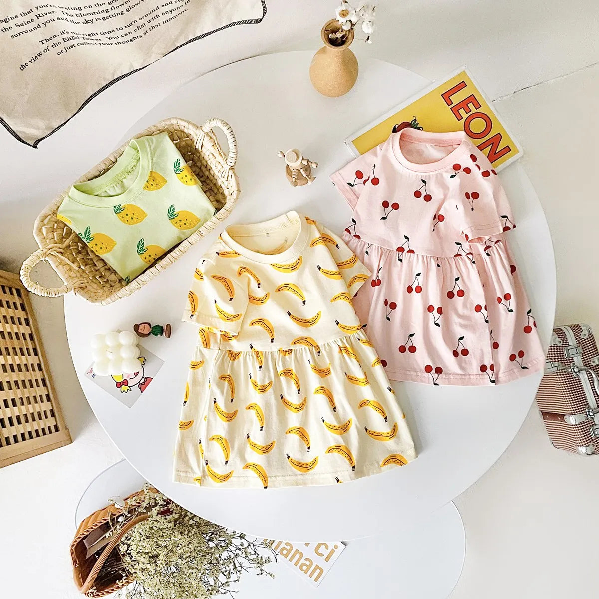 Vestidos Estampados 6 meses a 3 anos