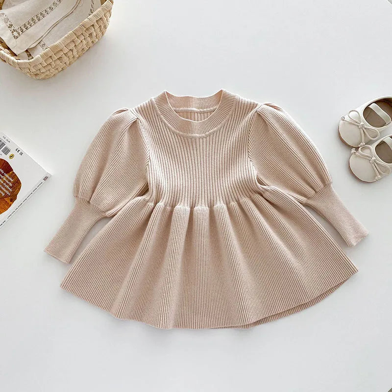 Vestido cores sólidas confortável