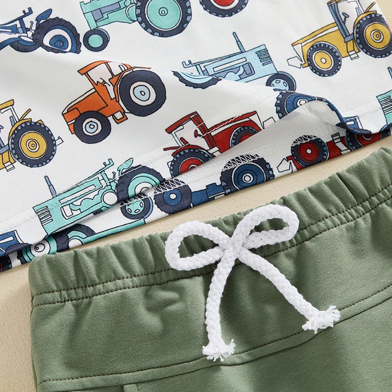 Conjunto Roupa Infantil Meninos Agro Tratores