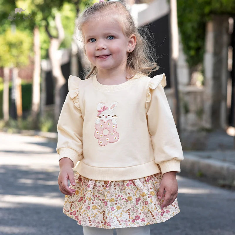 Moletom e vestido 2 em 1 Floral