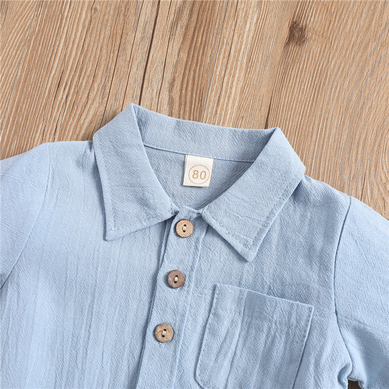 Conjunto Roupa Infantil Verão Social Meninos
