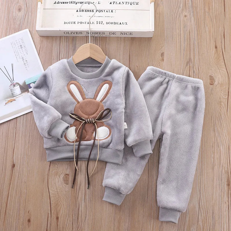 Conjunto 2 Peças Quentinho com Estampa de Coelho