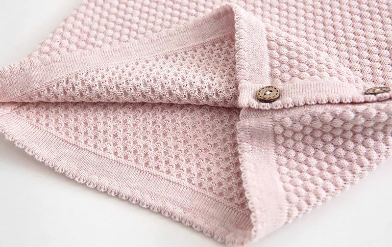 Conjunto em Tricô – Blusa e Calça de Algodão Meia Estação