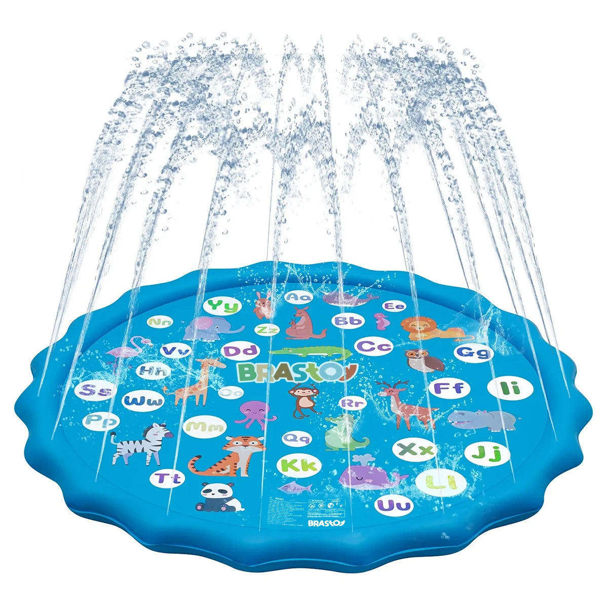 Sprinkler Piscina Inflável 170cm Crianças Jogar Tapete De água Verão Brinquedo