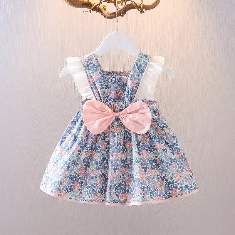 Vestido Princesa Bebê com Arco Grande - Verão