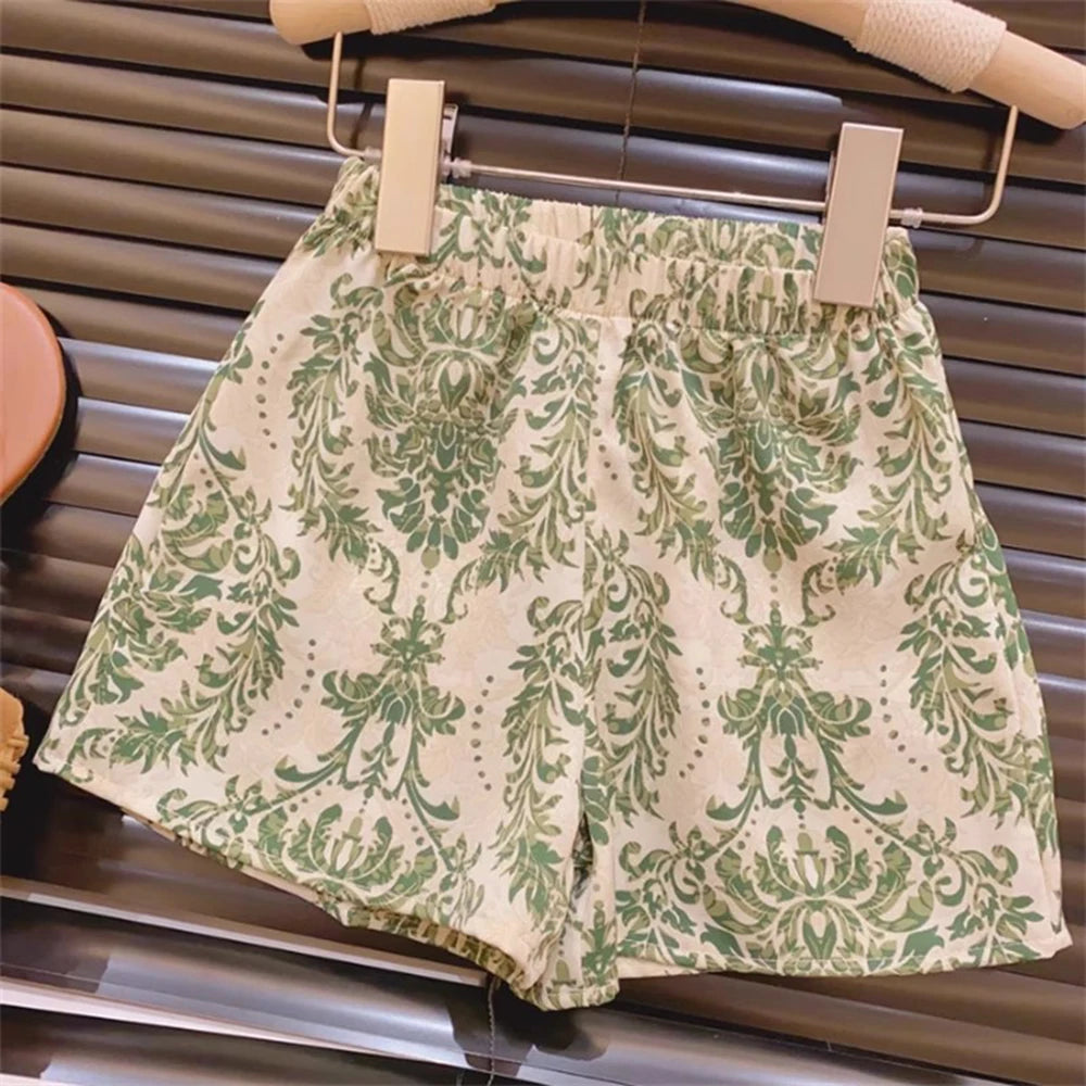 Conjunto Floral Infantil Halterneck - Verão Estiloso