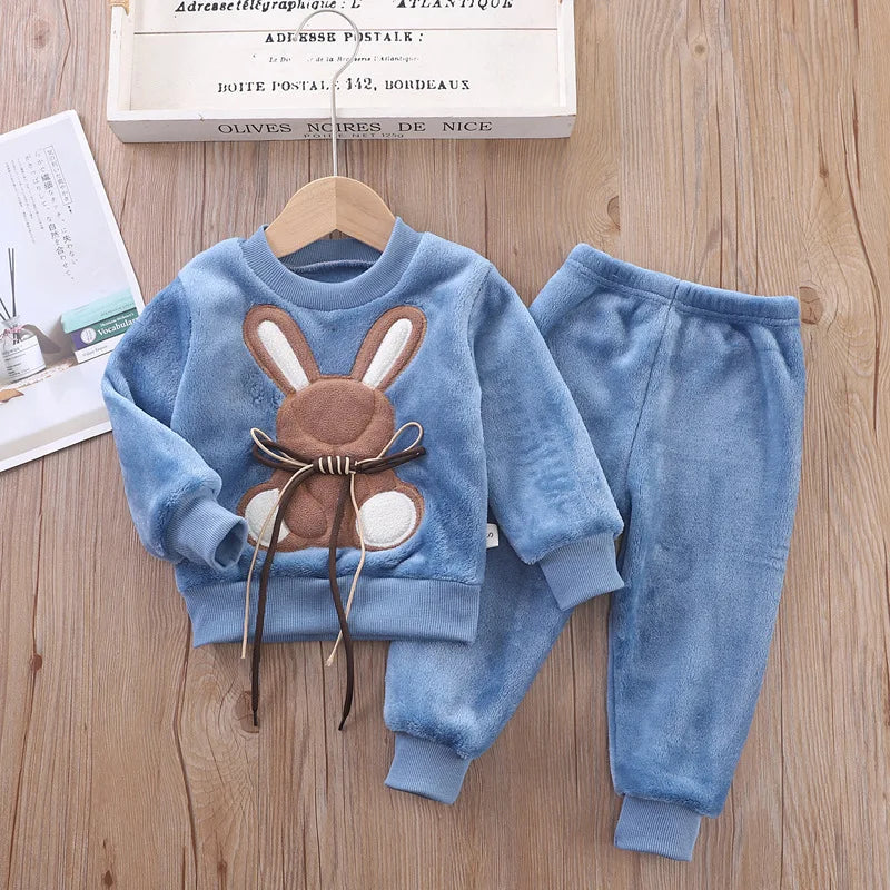 Conjunto 2 Peças Quentinho com Estampa de Coelho