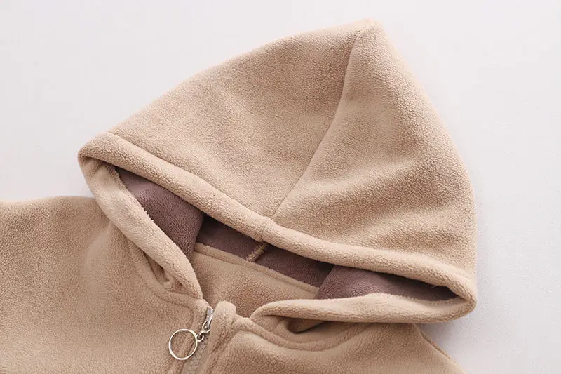 Conjunto Inverno acolchoado com Capuz e Veludo