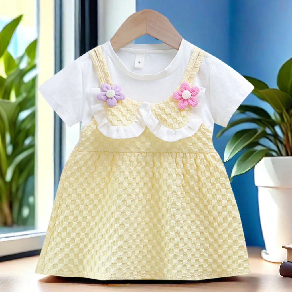 Vestido de Princesa Floral para Bebê - Verão e Festas