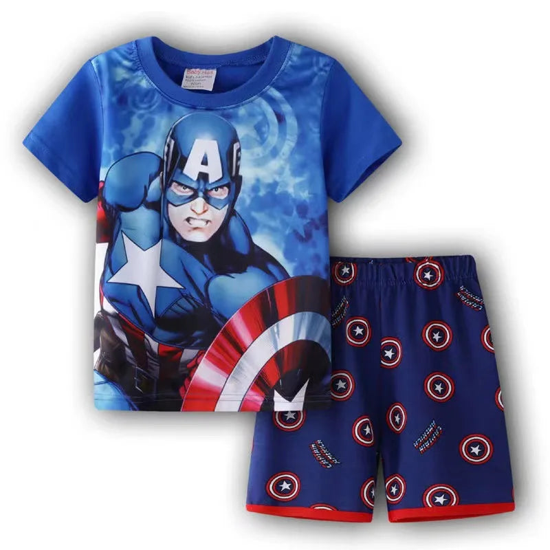 Conjunto Verão Roupa Infantil, Roupa Infantil, Roupa Infantil Meninos, Roupa Infantil Meninas, Roupa Bebê Menino, Roupa Bebê Menina, Moda Infanto Juvenil, Roupinha de Criança, Conjunto Infantil Capitão América, Conjunto Infantil Hulk, Conjunto Infantil Homem de Ferro