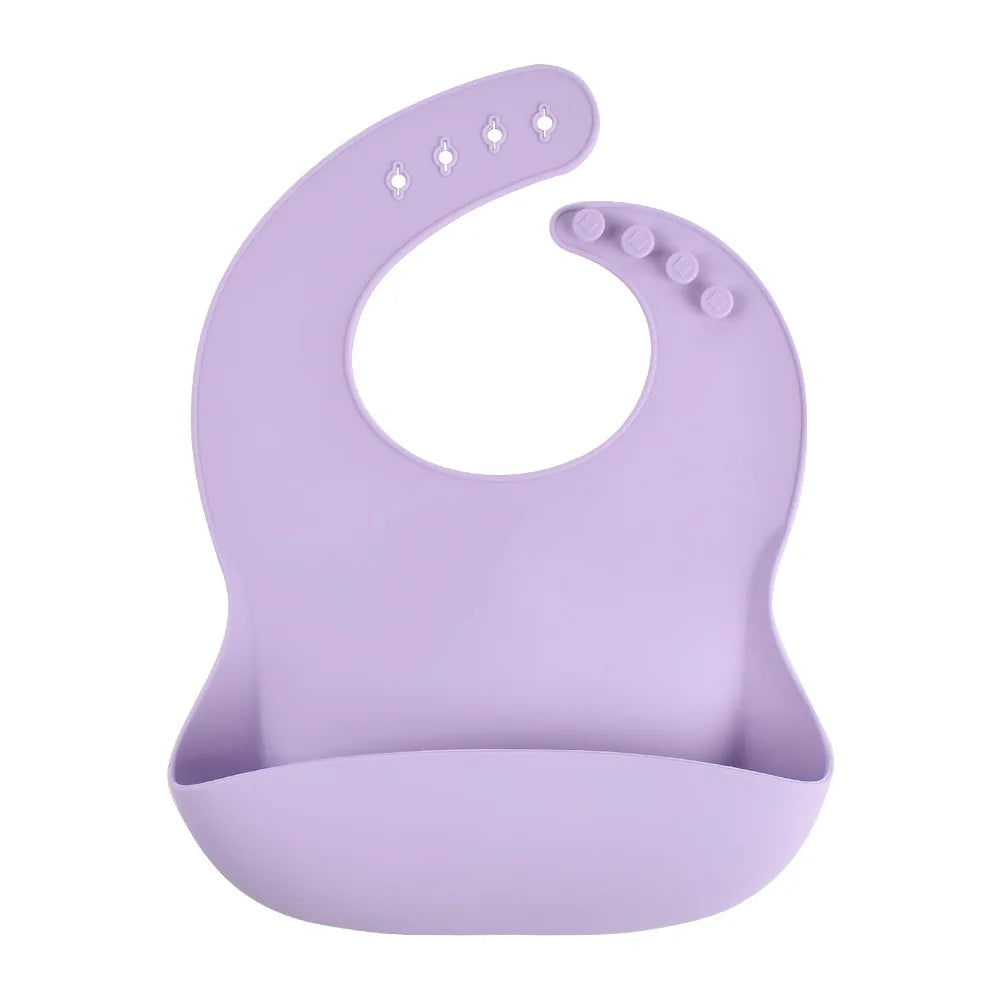 Babador de Silicone Impermeável para Bebês