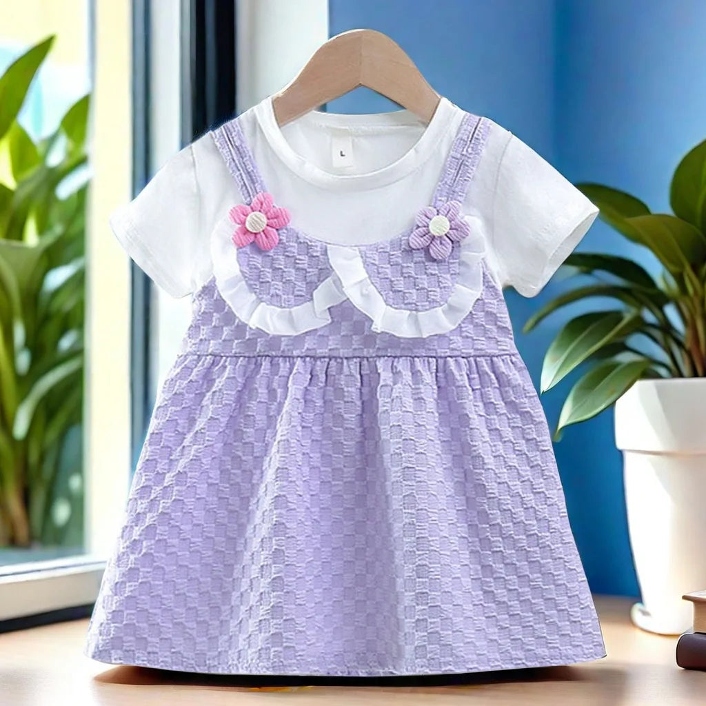 Vestido de Princesa Floral para Bebê - Verão e Festas