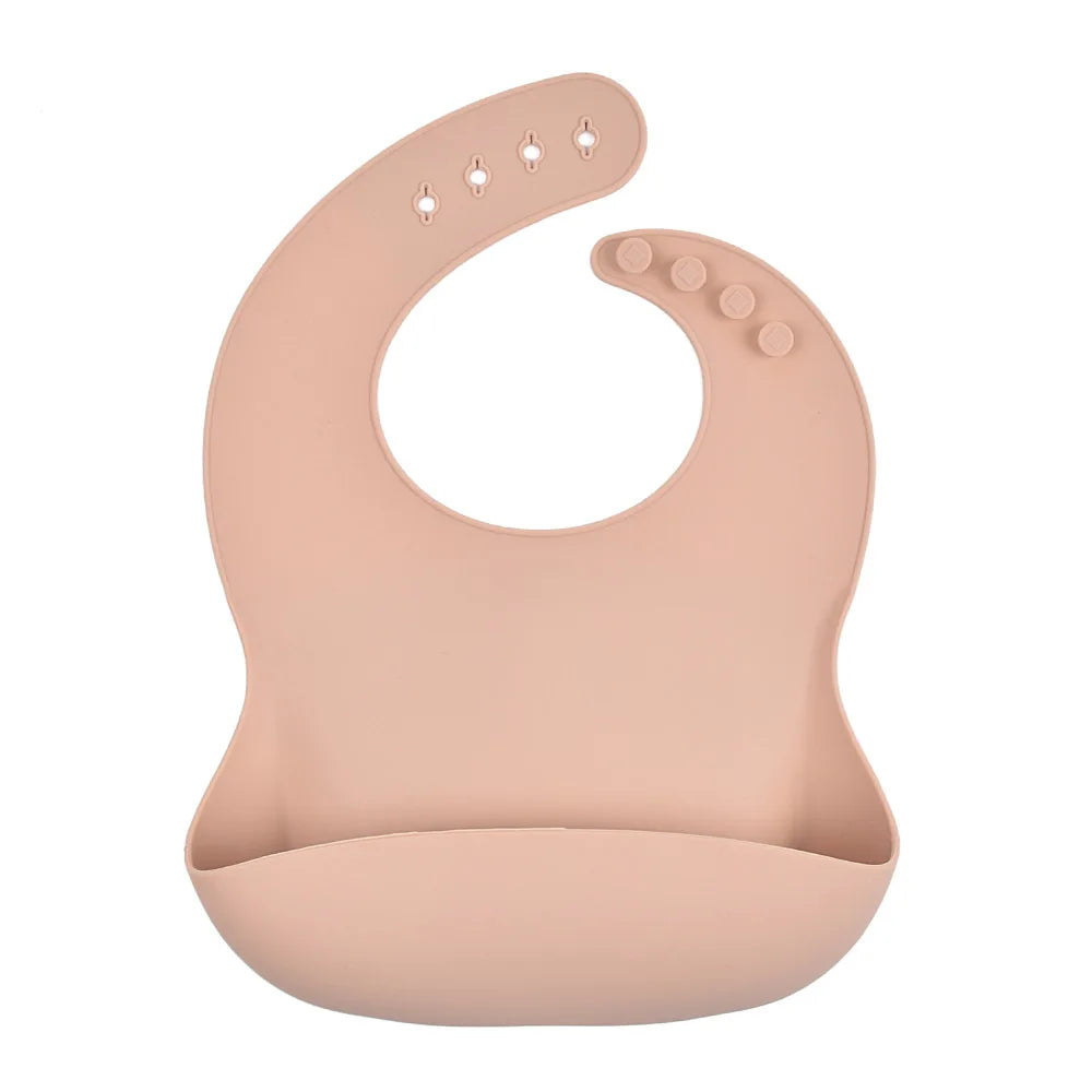 Babador de Silicone Impermeável para Bebês