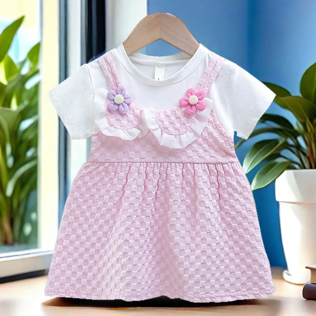 Vestido de Princesa Floral para Bebê - Verão e Festas