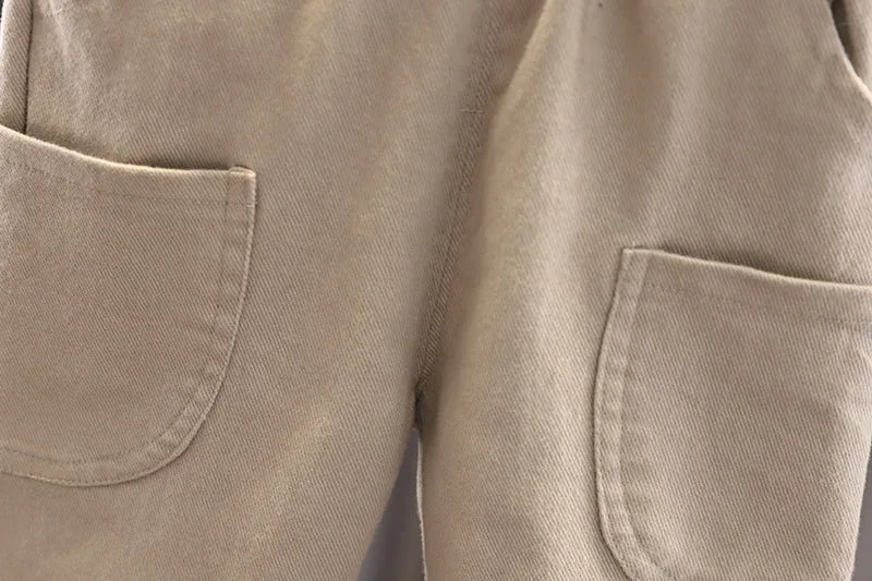 Conjunto Infantil Masculino 3 Peças - Camisa Xadrez + Colete + Calça para Primavera e Outono