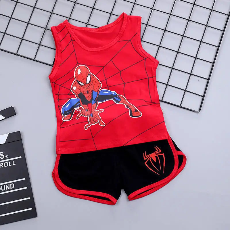 Conjunto Infantil Homem-Aranha, Conjunto Verão Roupa Infantil, Roupa Infantil, Roupa Infantil Meninos, Roupa Infantil Meninas, Roupa Bebê Menino, Roupa Bebê Menina, Moda Infanto Juvenil, Roupinha de Criança