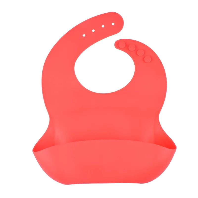 Babador de Silicone Impermeável para Bebês