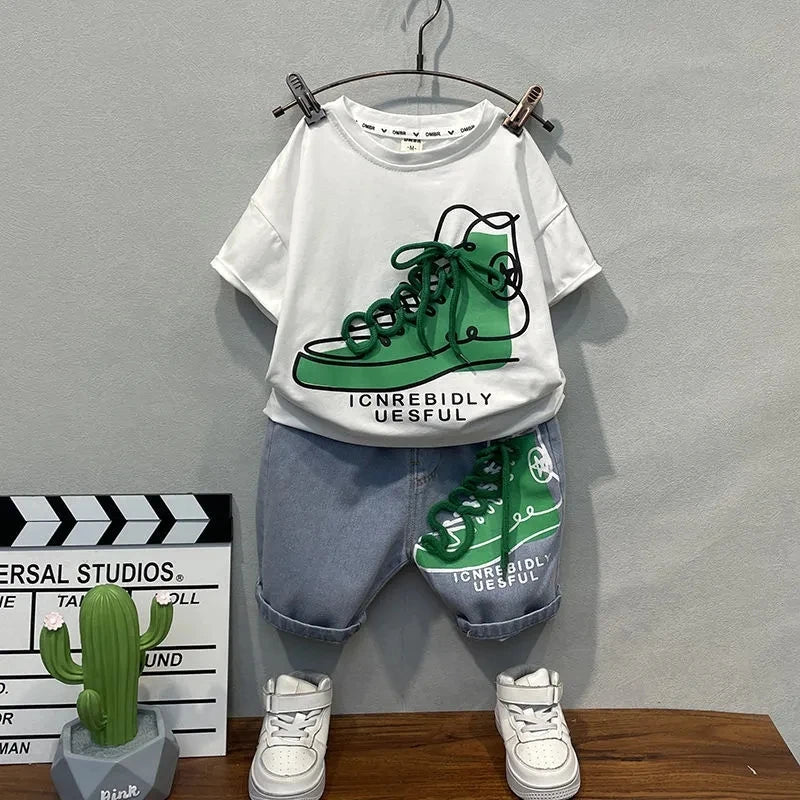 Conjunto Verão Roupa Infantil, Roupa Infantil, Roupa Infantil Meninos, Roupa Infantil Meninas, Roupa Bebê Menino, Roupa Bebê Menina, Moda Infanto Juvenil, Roupinha de Criança