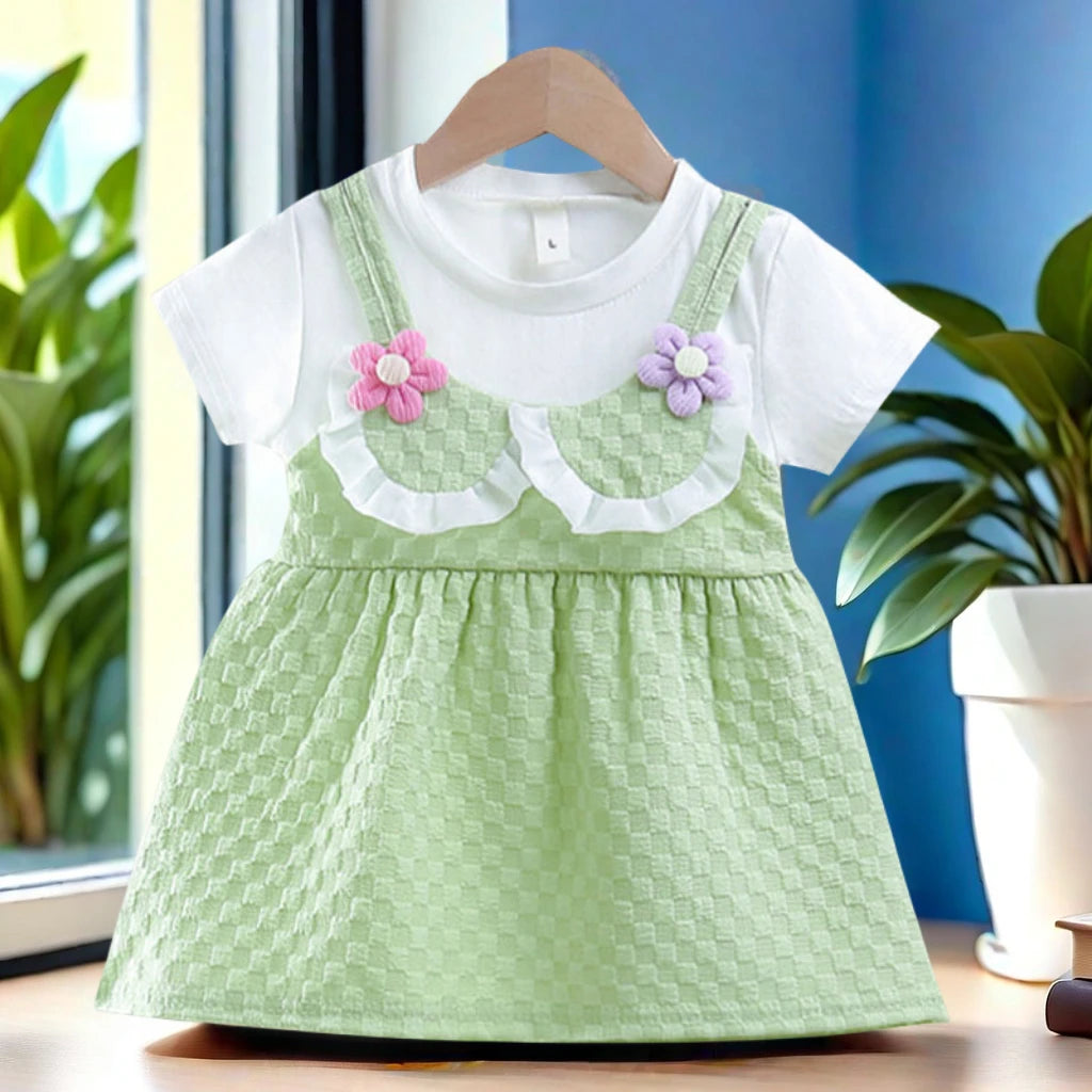 Vestido de Princesa Floral para Bebê - Verão e Festas