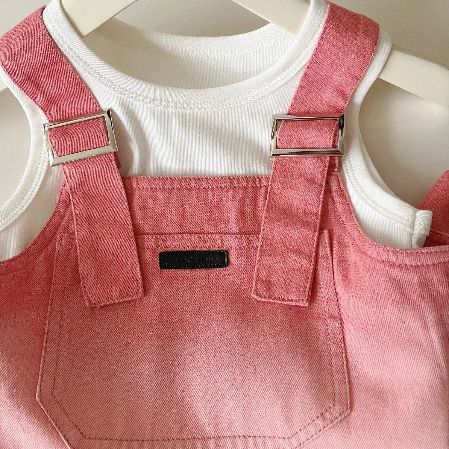 Conjunto Infantil Rosa Verão 3 Peças