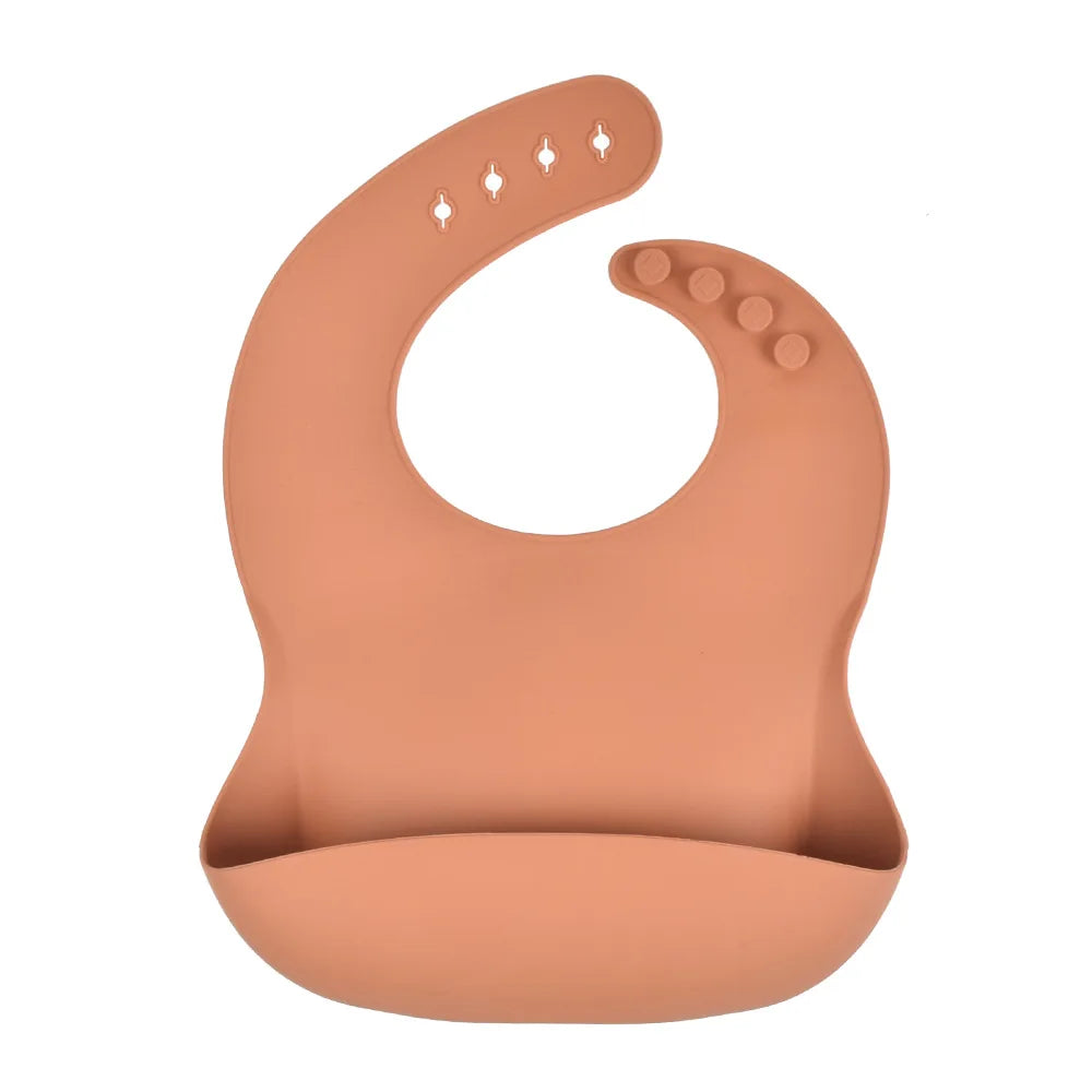 Babador de Silicone Impermeável para Bebês