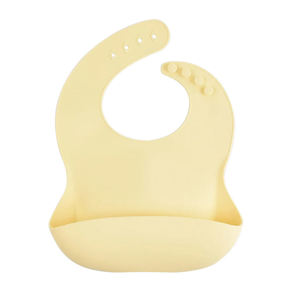 Babador de Silicone Impermeável para Bebês