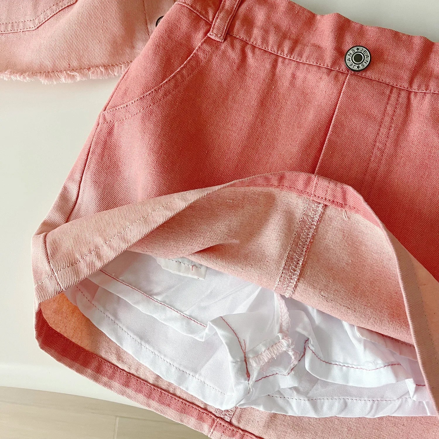 Conjunto Infantil Rosa Verão 3 Peças