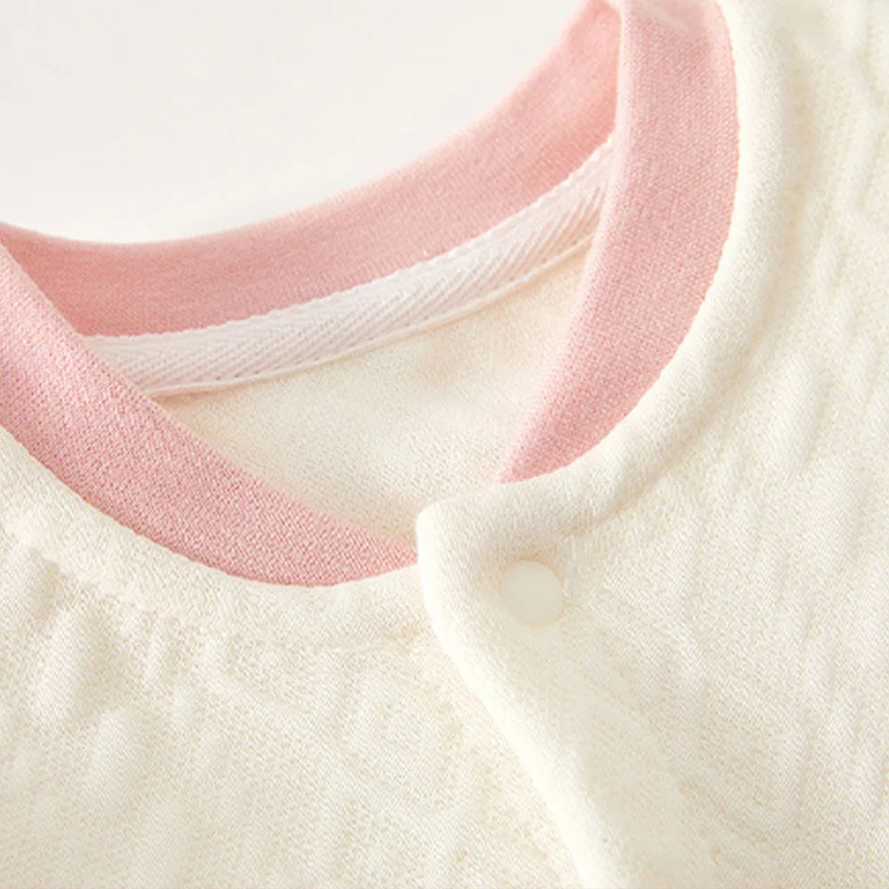 Macacão de Algodão para Bebê Menina - Roupa Quente para Outono e Inverno