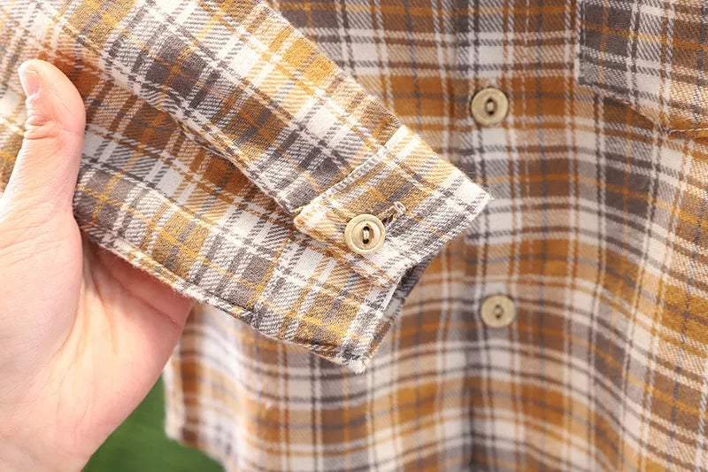Conjunto Infantil Masculino 3 Peças - Camisa Xadrez + Colete + Calça para Primavera e Outono