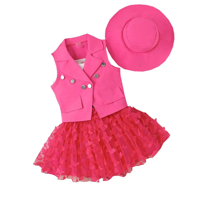 Conjunto Infantil Feminino Verão 4 Peças - Estilo e Conforto