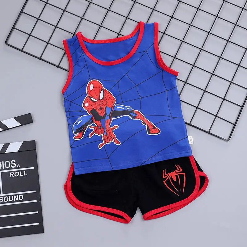 Conjunto Infantil Homem-Aranha: Camiseta e Shorts